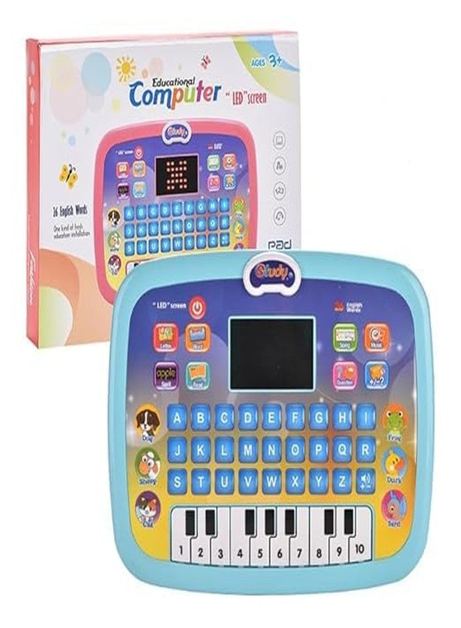 Braintastic Kids Learning Laptop Toy with LED Screen & Music | Educational Computer Piano Tablet for Toddlers | Fun Activity & Learning Toy for Boys & Girls (Computer Laptop with Piano) - Image 3